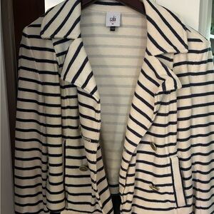 CAbi striped jacket—XS